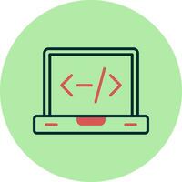 icono de vector de codificación