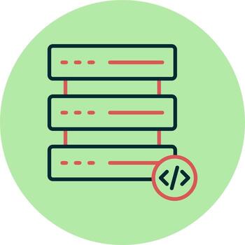 icono de vector de base de datos