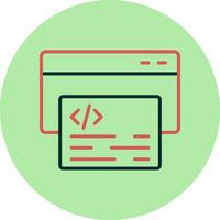 icono de vector html