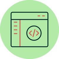 icono de vector de editor de texto