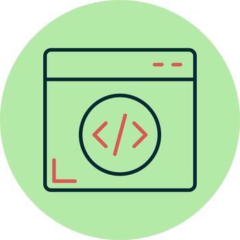 Web Programming Vector Icon