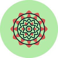 icono de vector de mandala