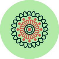 icono de vector de mandala