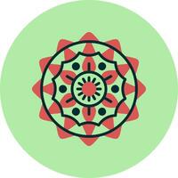 icono de vector de mandala