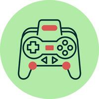 icono de vector de controlador de juego