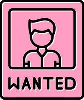 Wanted Vector Icon