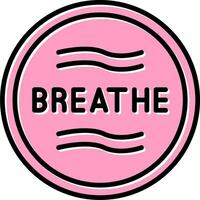 Breathe Vector Icon