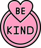 Be Kind Vector Icon