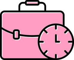 Working Time Vector Icon