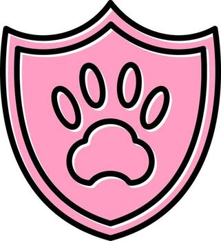 icono de vector de escudo