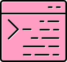 Code Terminal Vector Icon