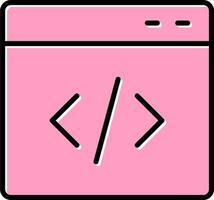 Coding Vector Icon