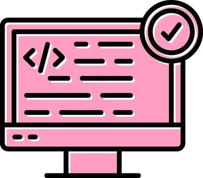 icono de vector de programación