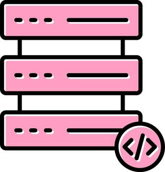 icono de vector de base de datos