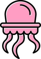 Jellyfish Vector Icon