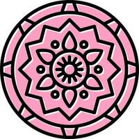 icono de vector de mandala