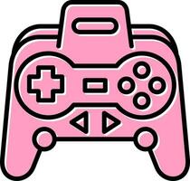 icono de vector de controlador de juego