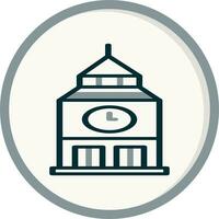 Clock Tower Vector Icon