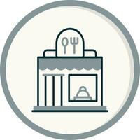 icono de vector de restaurante