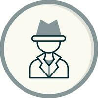 icono de vector de detective