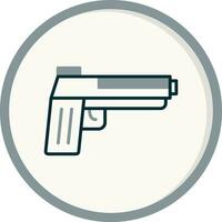 icono de vector de pistola