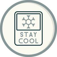 Stay Cool Vector Icon