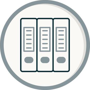 icono de vector de carpeta