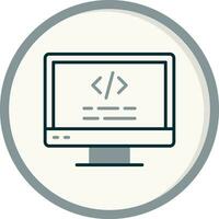 Computer Vector Icon