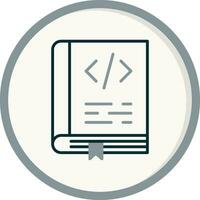 Coding Book Vector Icon