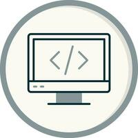 Web Coding Vector Icon