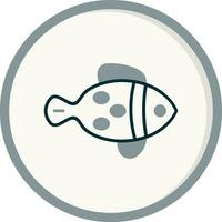 icono de vector de pescado