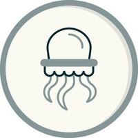 Jellyfish Vector Icon