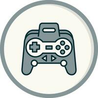 icono de vector de controlador de juego