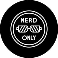 Nerd Only Vector Icon