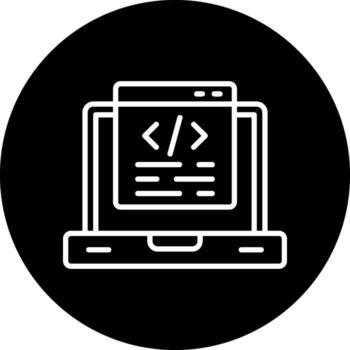 icono de vector de programación