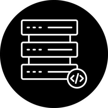 icono de vector de base de datos