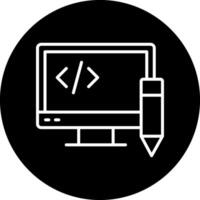 Edit Code Vector Icon