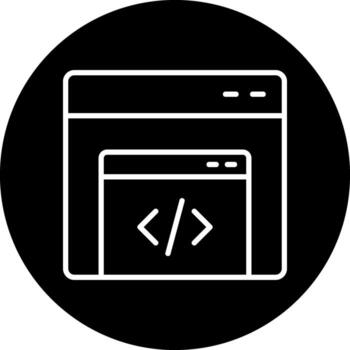 icono de vector de desarrollo