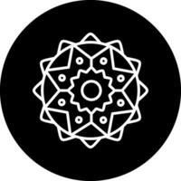 icono de vector de mandala