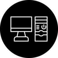 Computer Vector Icon