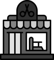 icono de vector de barbería