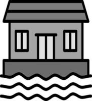 Houseboat Vector Icon