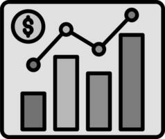 icono de vector de mercado de valores