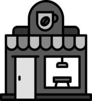 icono de vector de cafetería