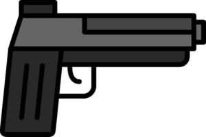 icono de vector de pistola