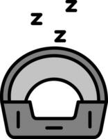 pet bed Vector Icon