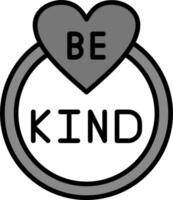 Be Kind Vector Icon