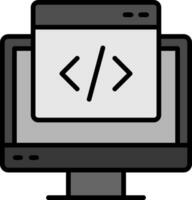 Monitor Vector Icon