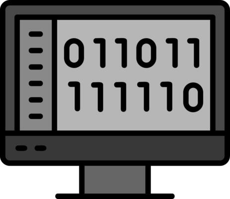 Binary Vector Icon