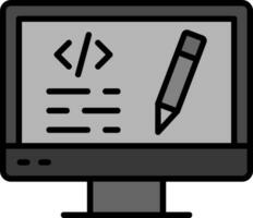 Edit Code Vector Icon